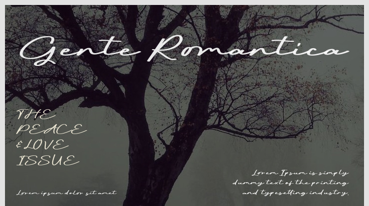 Gente Romantica Font