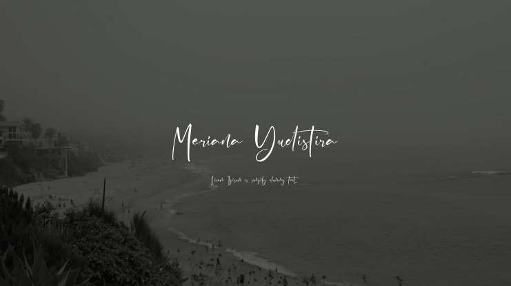 Meriana Yudistira Font