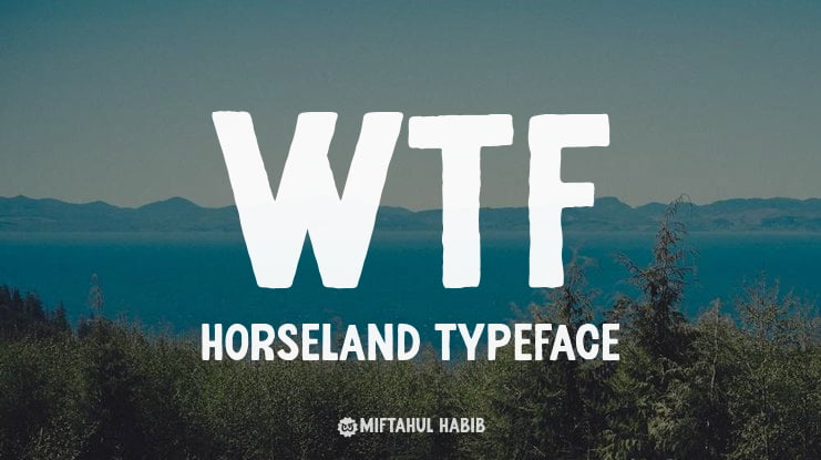 Wtf Horseland Font
