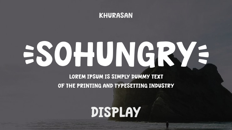 Sohungry Font