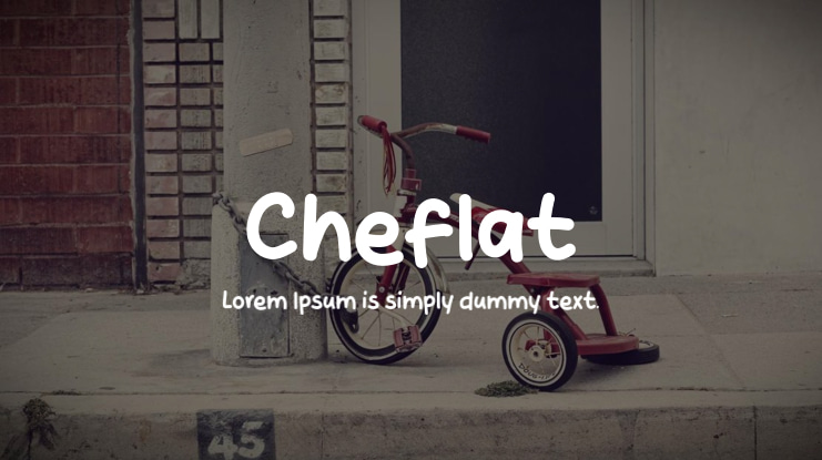 Cheflat Font
