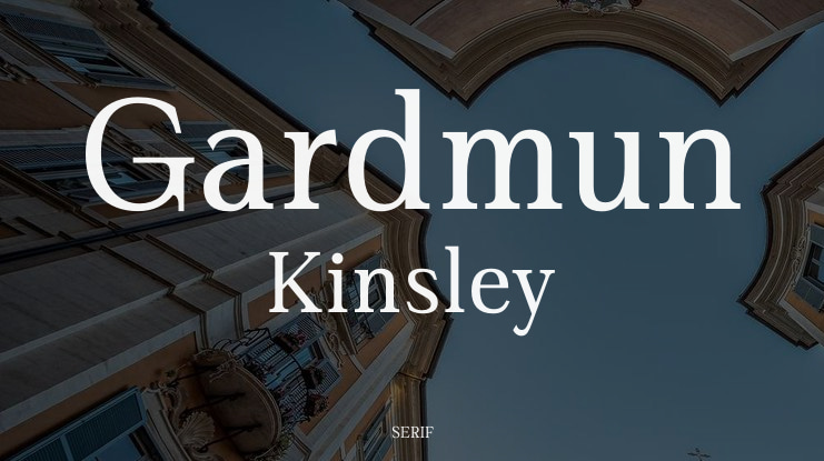 Gardmun Kinsley Font