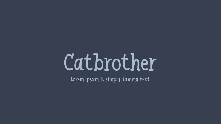 Catbrother Font