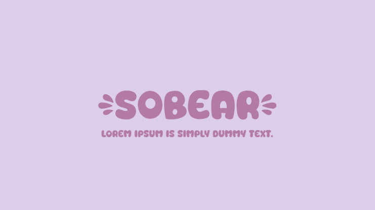 Sobear Font