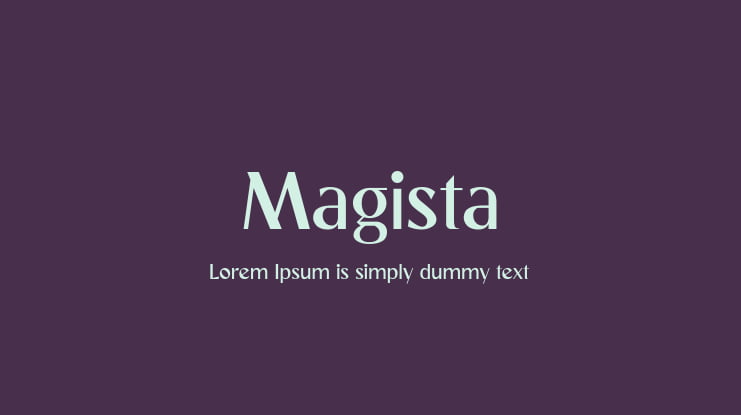 Magista Font