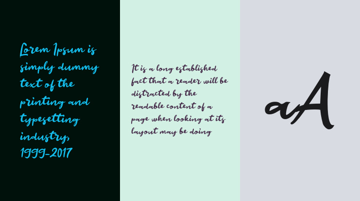 j January Ending Font