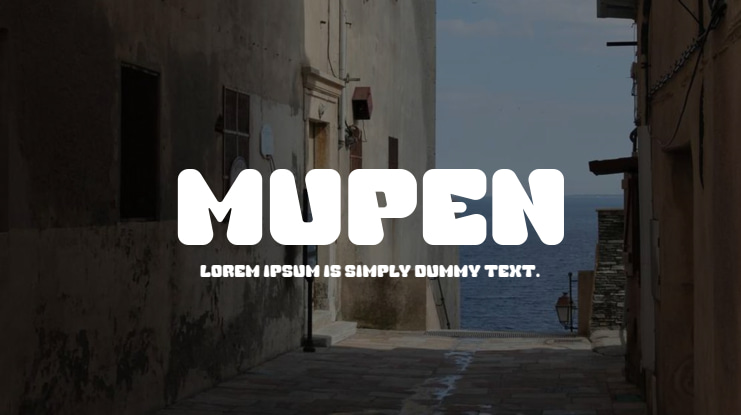 Mupen Font