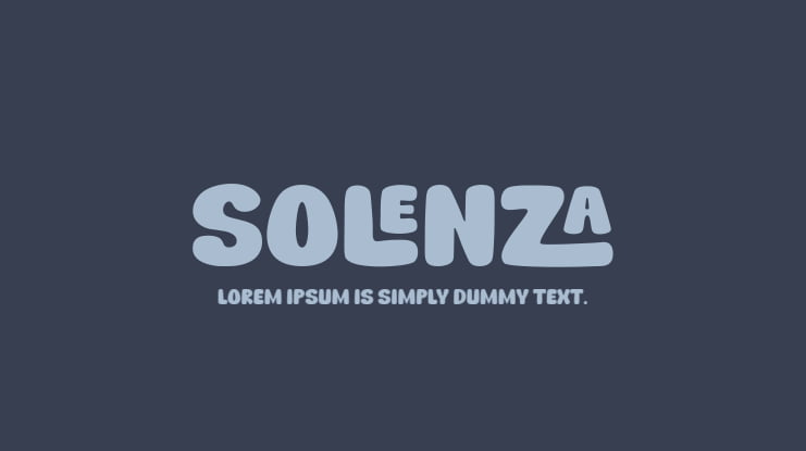 Solenza Font