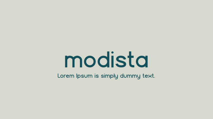 modista Font