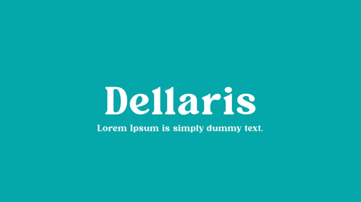 Dellaris Font