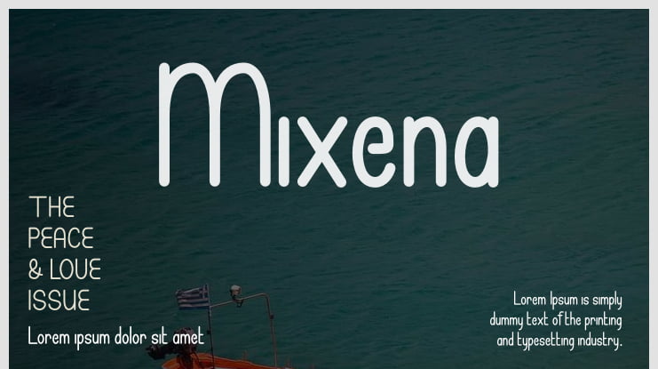 Mixena Font
