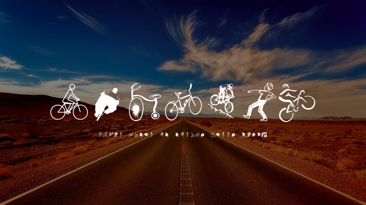 Cycling Font