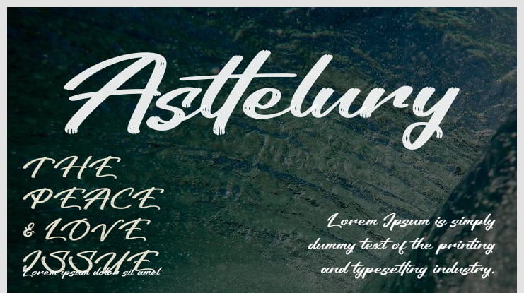 Asttelury Font
