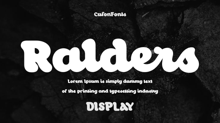 Ralders Font