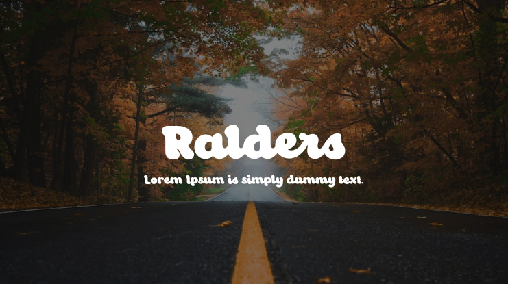 Ralders Font