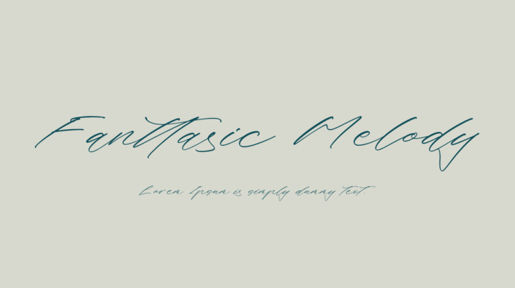 Fanttasic Melody Font