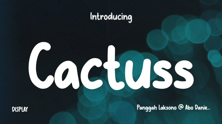Cactuss Font