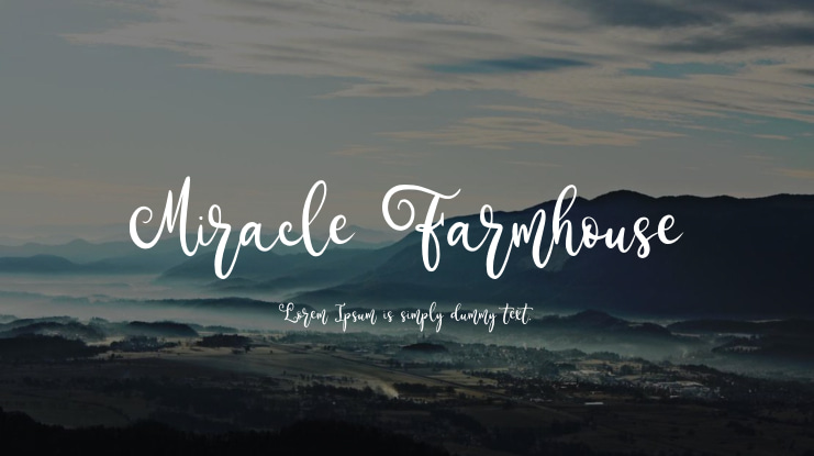 Miracle Farmhouse Font
