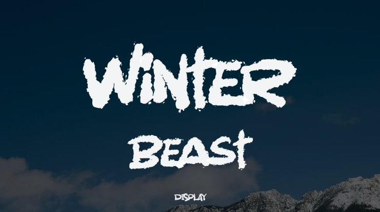 Winter Beast Font