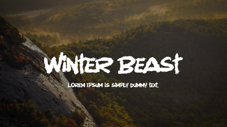 Winter Beast Font