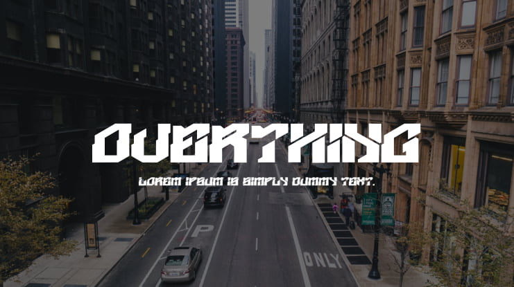 Overthing Font