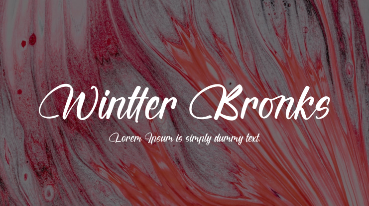 Wintter Bronks Font