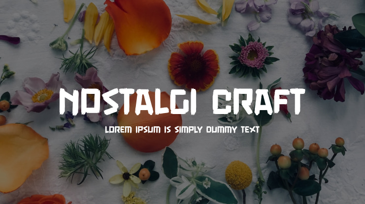 Nostalgi Craft Font