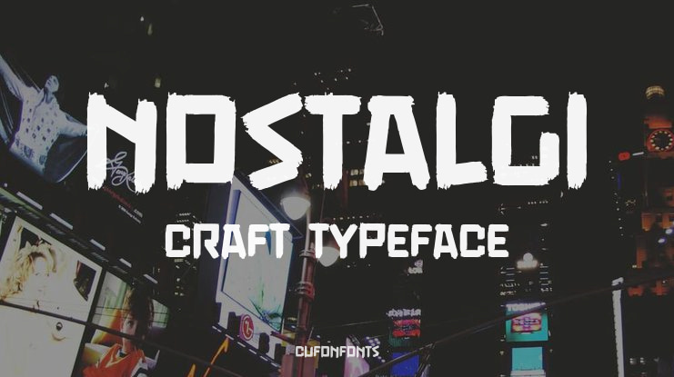 Nostalgi Craft Font