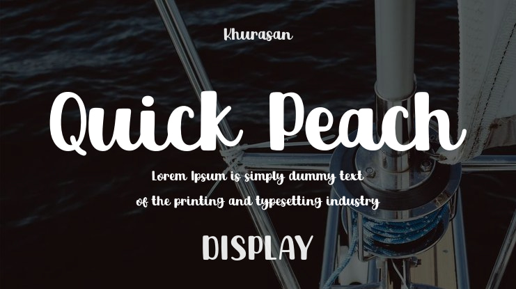 Quick Peach Font
