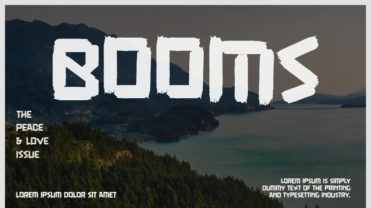 Booms Font