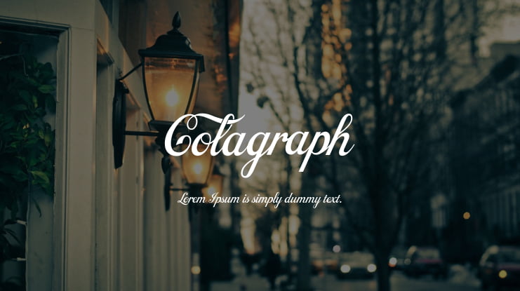 Colagraph Font Family