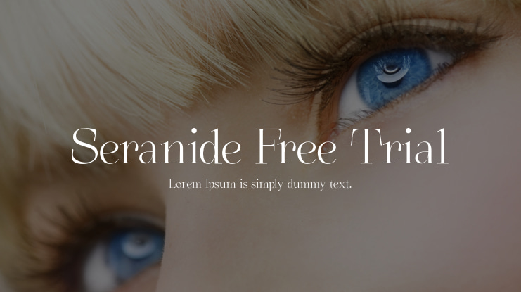 Seranide Free Trial Font