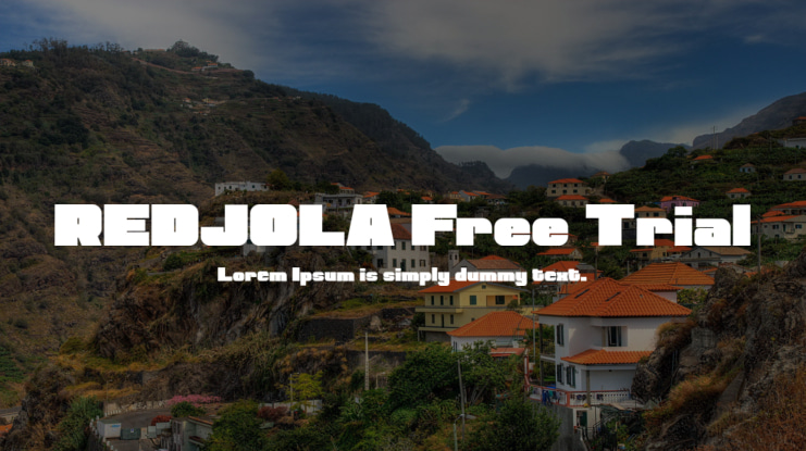 REDJOLA Free Trial Font