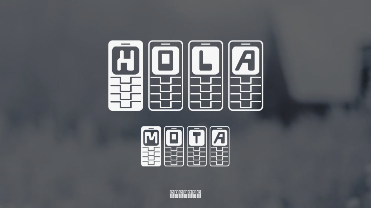 Hola Mota Font Family