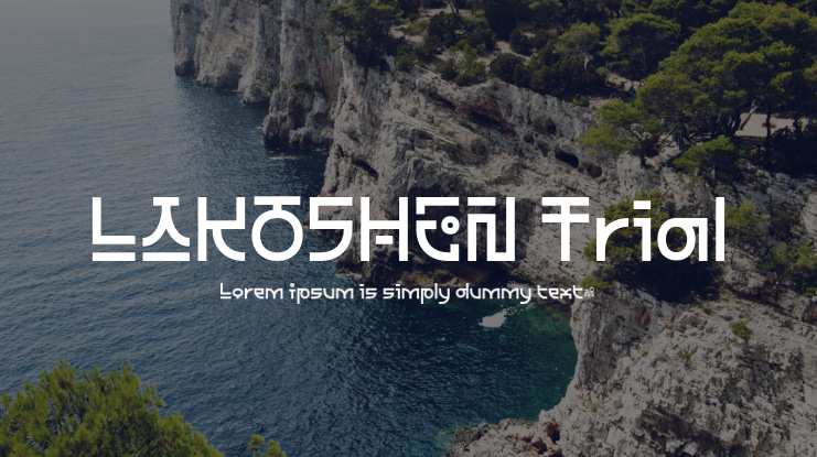 LAKOSHEN Trial Font