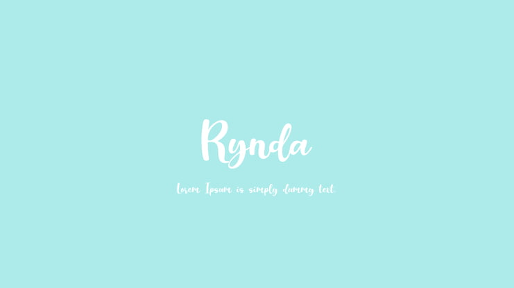 Rynda Font