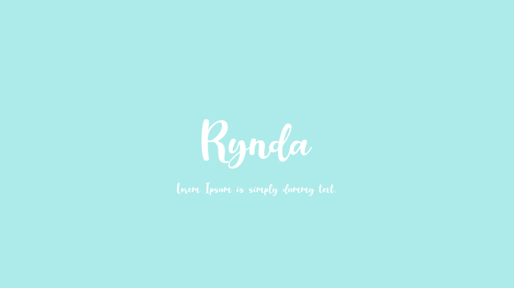 Rynda Font