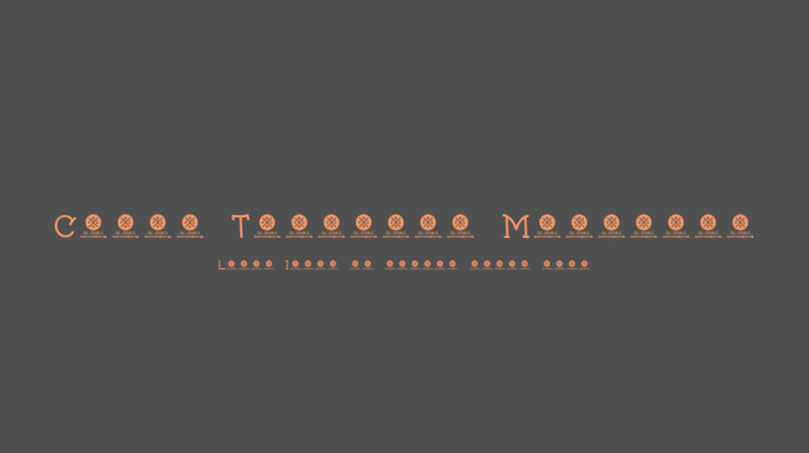 Crazy Traveler Monoline Font