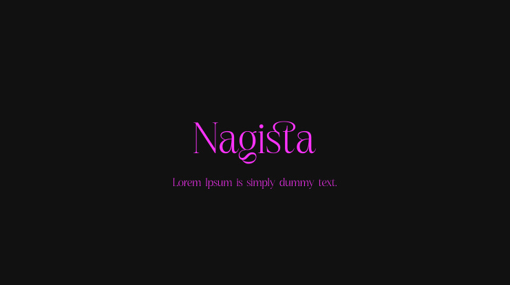 Nagista Font