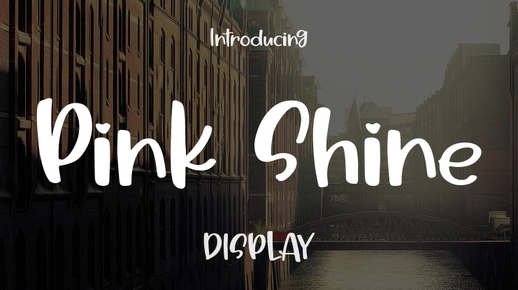 Pink Shine Font