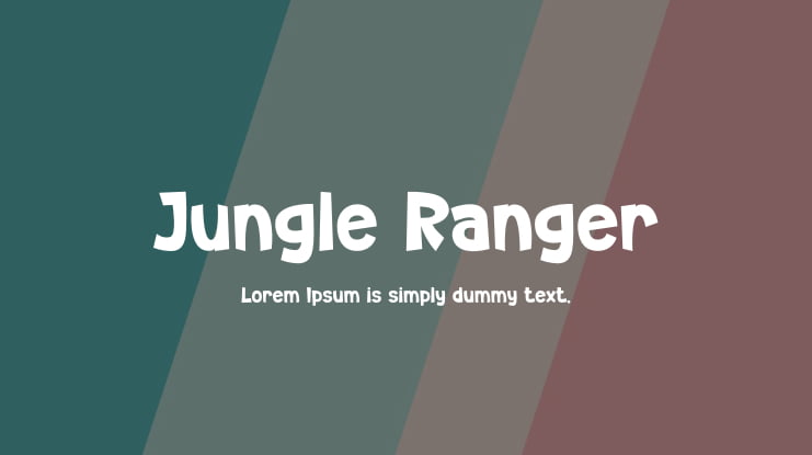 Jungle Ranger Font