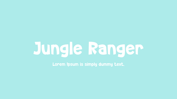 Jungle Ranger Font