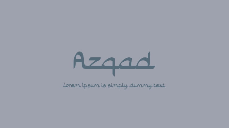 Azqad Font