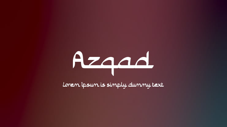 Azqad Font