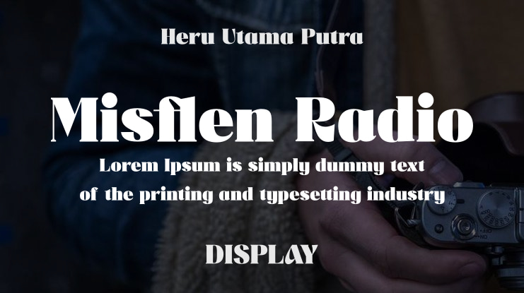 Misflen Radio Font