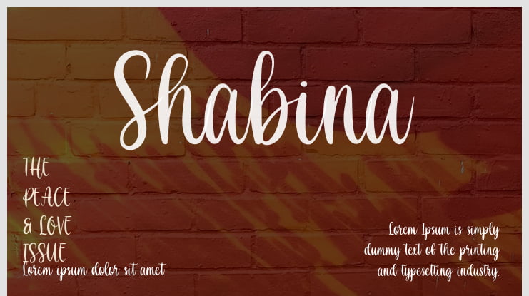 Shabina Font