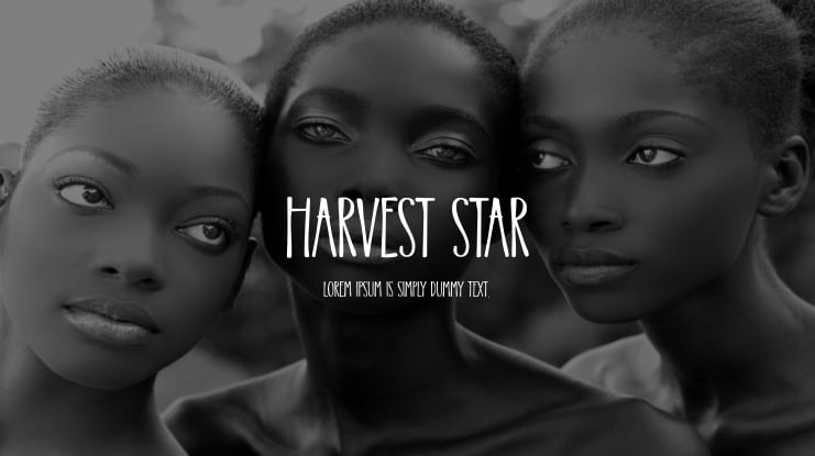 Harvest Star Font