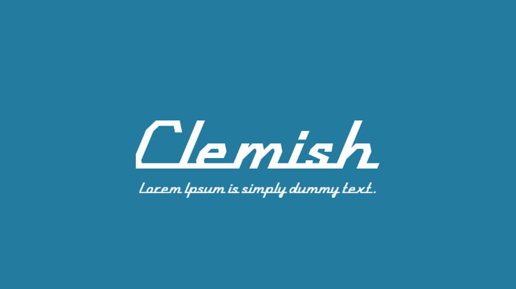 Clemish Font