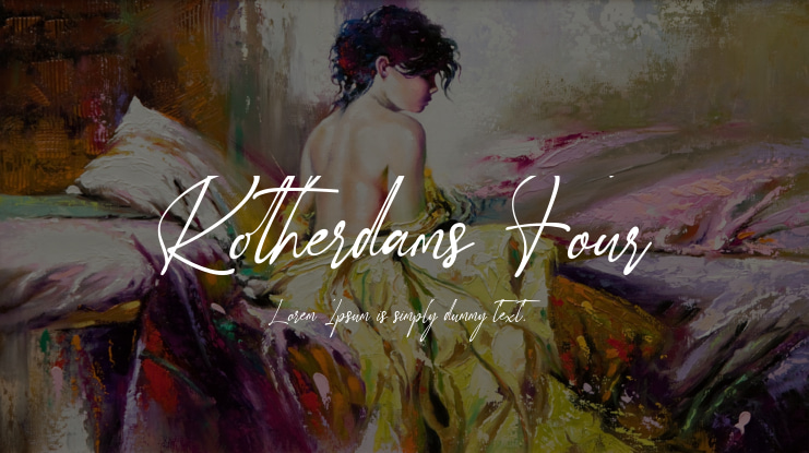 Rotherdams Four Font Family