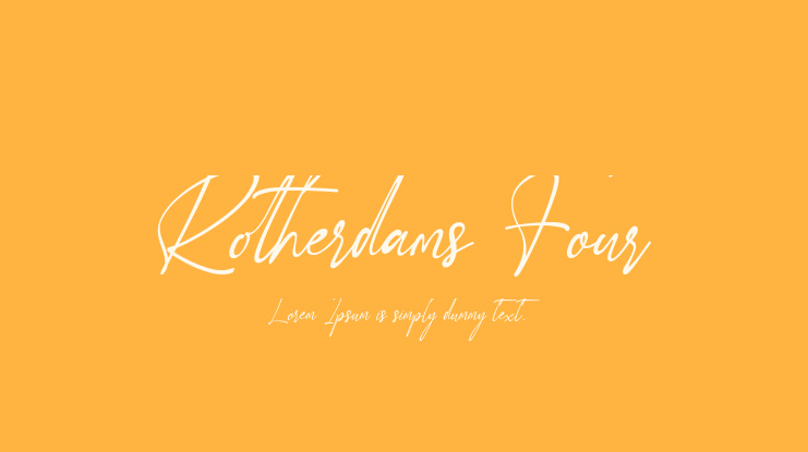 Rotherdams Four Font Family
